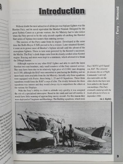 HAWKER FURY & NIMROD