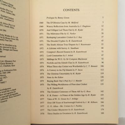 The Wisden Papers 1969 - 1990 Mixed Fortunes