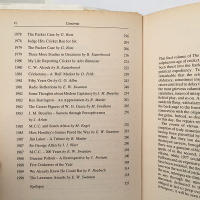 The Wisden Papers 1969 - 1990 Mixed Fortunes