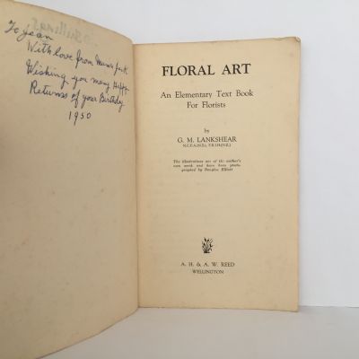 Floral Art : An Elementary Text Book For Florists