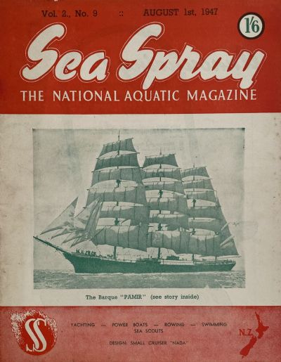 VINTAGE MAGAZINE: Sea Spray - August 1947 - Vol. 2, No. 9