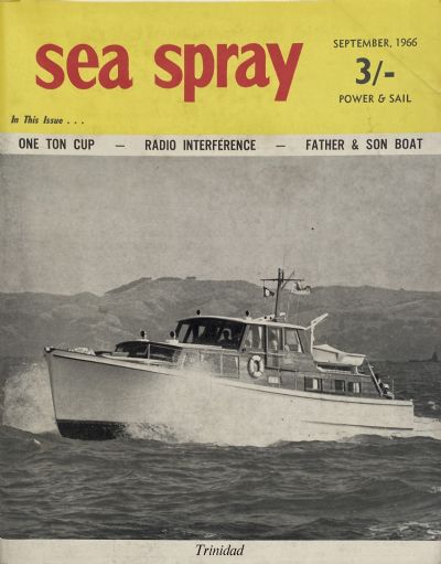 VINTAGE MAGAZINE: Sea Spray - September 1966 - Vol. 21, No. 8