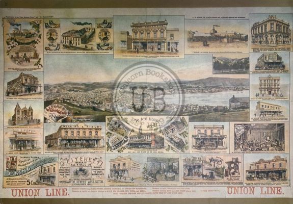VINTAGE POSTER: Union Line 1895 
