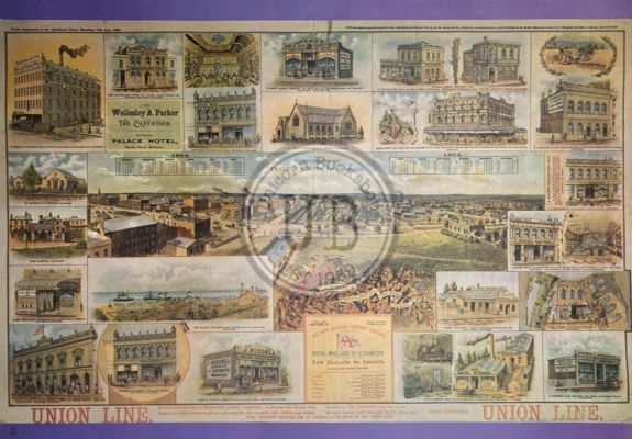 VINTAGE POSTER: The Union Line 1893 