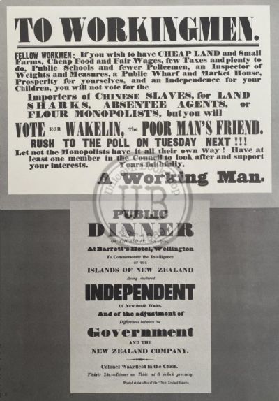 VINTAGE POSTER: New Zealand Advertising 1841
