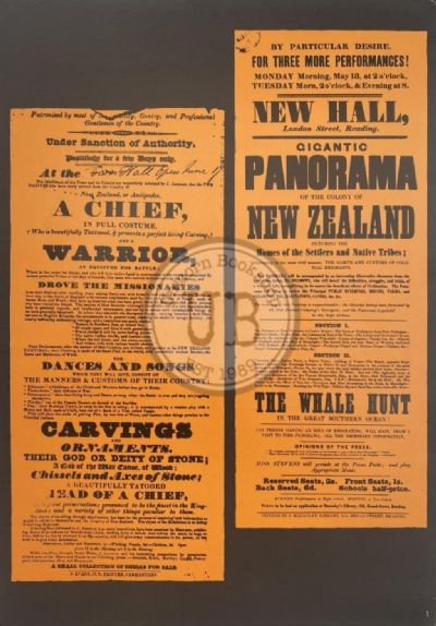 VINTAGE POSTER: New Zealand Advertising 1829 + 1850 