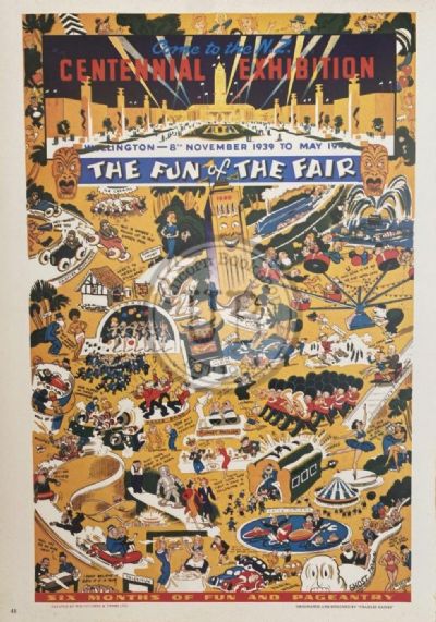 VINTAGE POSTER: Miramar Fun Fair 1939 