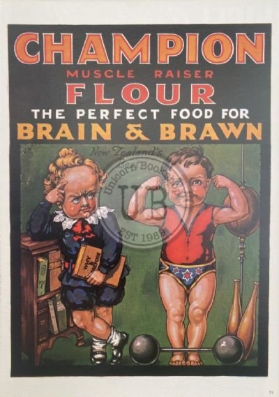 VINTAGE POSTER: Champion Flour 1925 