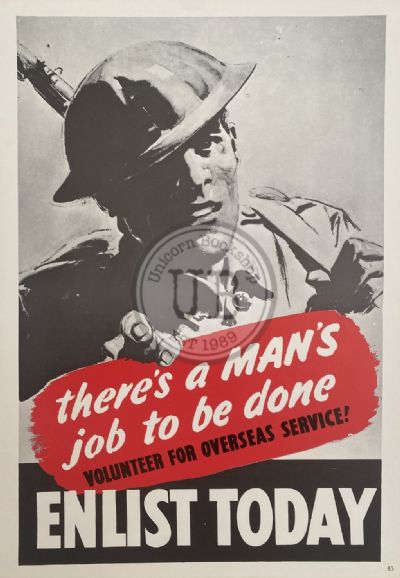 VINTAGE POSTER: World War II recruitment 1939 