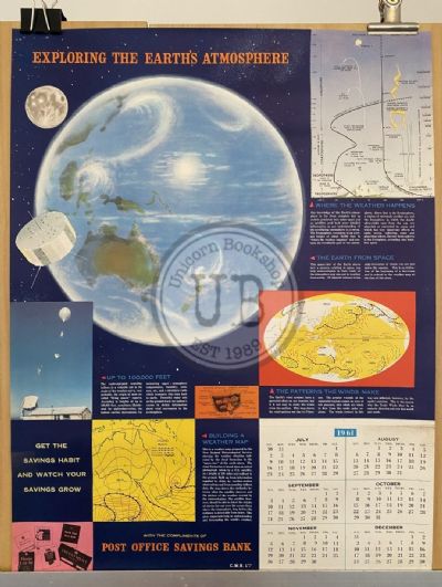 VINTAGE CALENDAR: Post Office School Savings Bank 1961