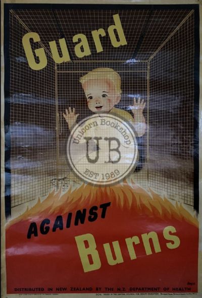 VINTAGE POSTER: New Zealand Department of Health / Home Safety
