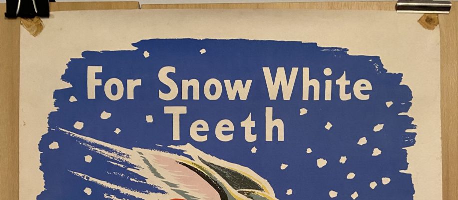 VINTAGE POSTER: New Zealand Department of Health / Use Your Toothbrush