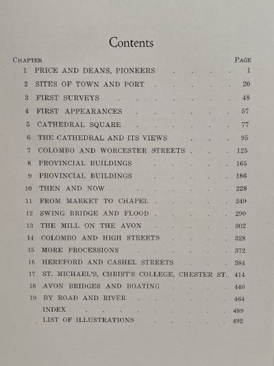 OLD CHRISTCHURCH: In Picture and Story