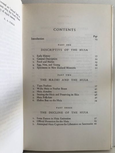 THE BOOK OF THE HUIA