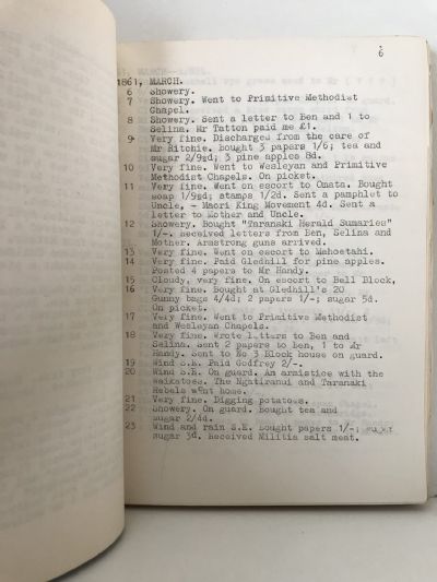 DIARY OF ZACCHEUS WILLIAM WELLS: 1 January 1861 to 31 December 1864