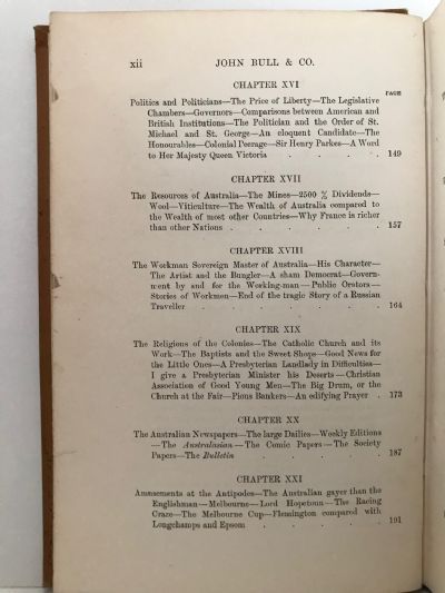 JOHN BULL & CO: The Great Colonial Branches of the Firm