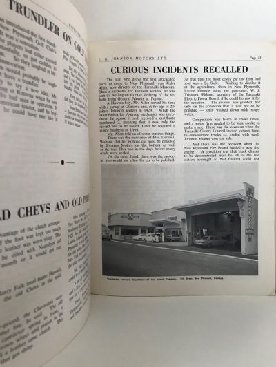 EXPANDING WITH TARANAKI: The First Fifty Years of L.H. Johnson Motors 1919-1969