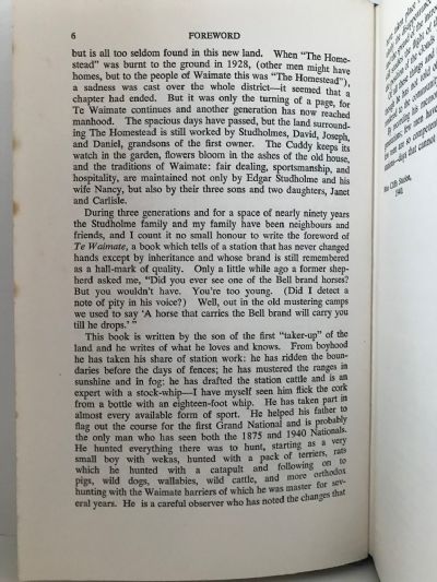 TE WAIMATE: Early Station Life In New Zealand
