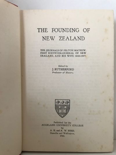 THE FOUNDING OF NEW ZEALAND