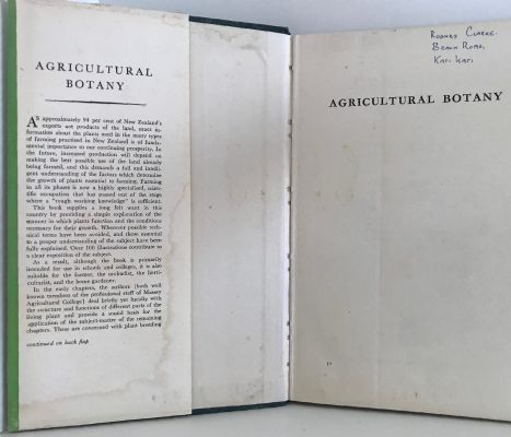 AGRICULTURAL BOTANY
