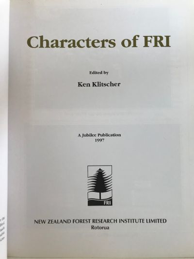 CHARACTERS OF FRI