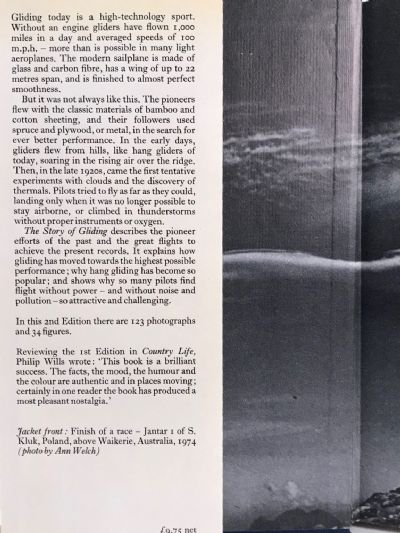THE STORY OF GLIDING: second edition