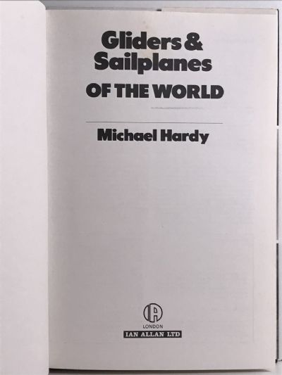 GLIDERS & SAILPLANES OF THE WORLD