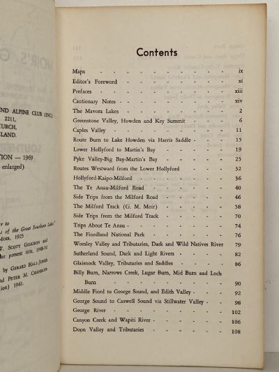 MOIR'S GUIDE BOOK: Southern Section