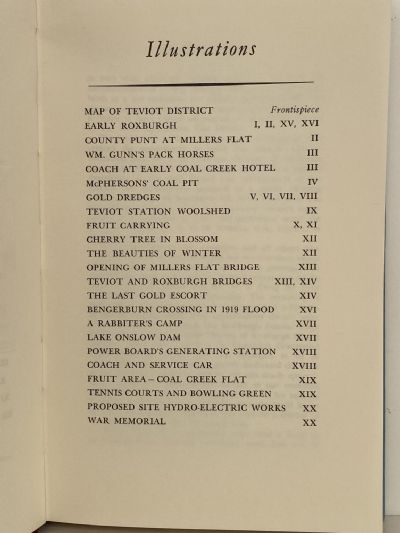 TEVIOT TAPESTRY: A History of the Roxburgh Millers Flat District