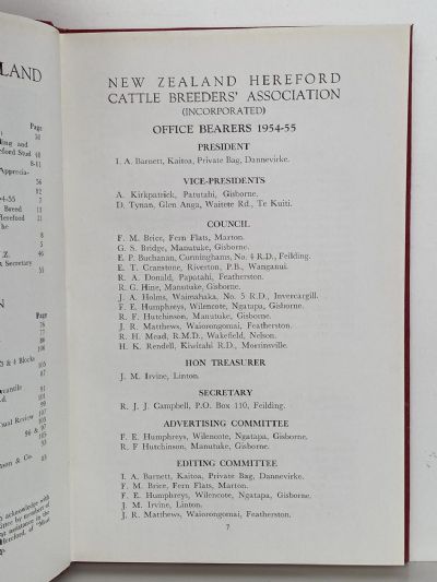 HEREFORDS IN NEW ZEALAND