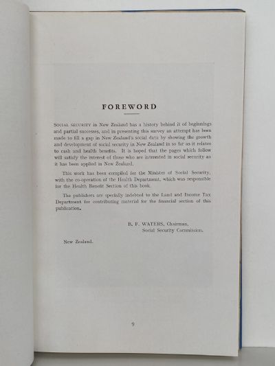 THE GROWTH AND DEVELOPMENT OF SOCIAL SECURITY IN NEW ZEALAND