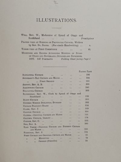 FIFTY YEARS SYNE A Jubilee Memorial of The Presbyterian Church of Otago