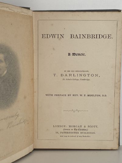 MEMOIR OF EDWIN BAINBRIDGE