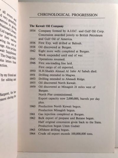 KUWAIT'S LIQUID GOLD: The New Zealand connection