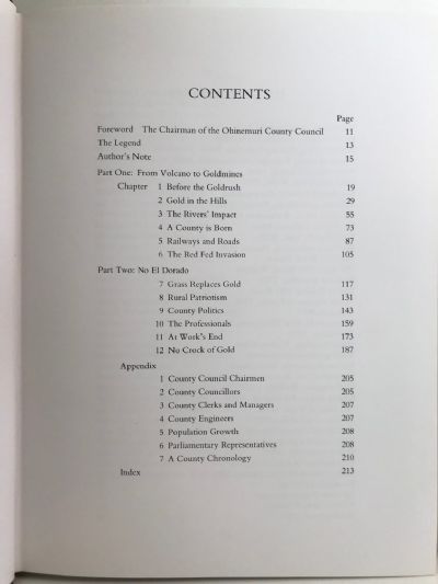 NO EASY RICHES: A History of Ohinemuri County, Paeroa and Waihi 1885-1985