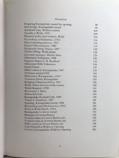 NO EASY RICHES: A History of Ohinemuri County, Paeroa and Waihi 1885-1985