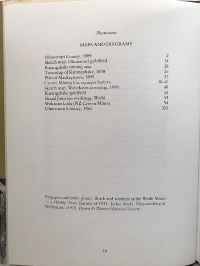 NO EASY RICHES: A History of Ohinemuri County, Paeroa and Waihi 1885-1985