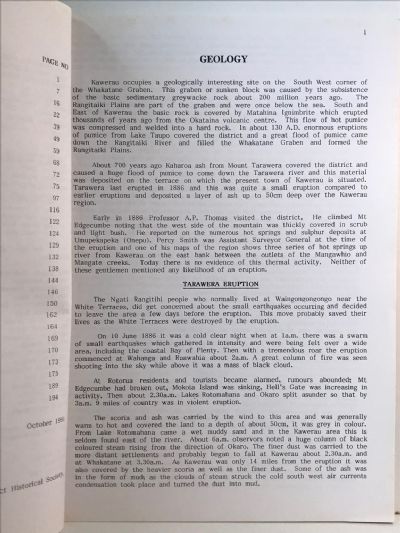 KAWERAU: Its History and Background