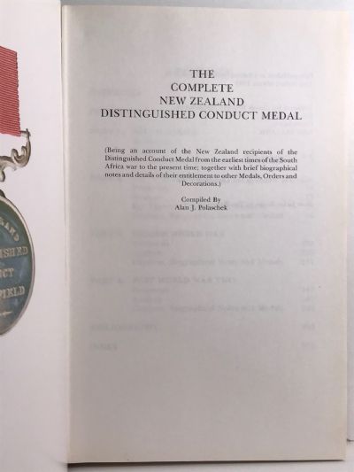 THE COMPLETE N.Z. DISTINGUISHED CONDUCT MEDAL