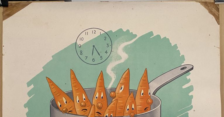 VINTAGE POSTER: New Zealand Department of Health / Food Safety