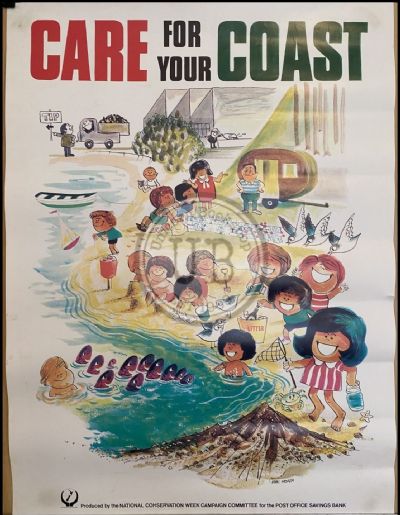 VINTAGE POSTER: National Conservation Week / Post Office Savings Bank