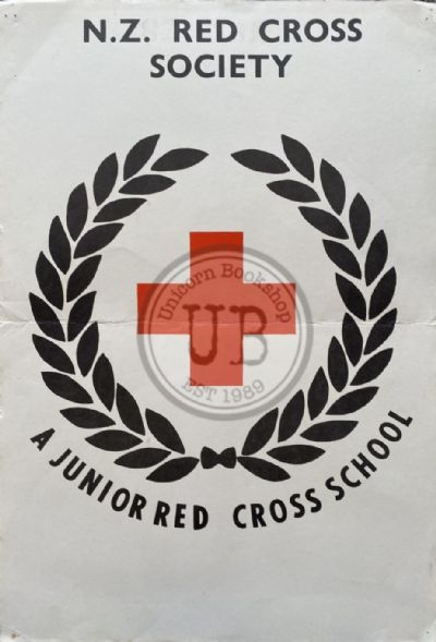VINTAGE POSTER: New Zealand Red Cross Society / Junior Red Cross School