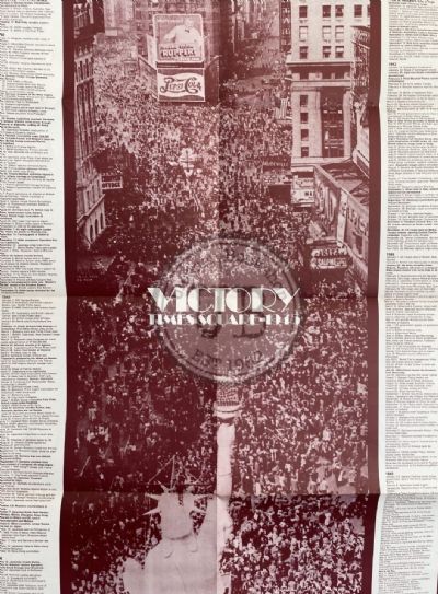 VINTAGE POSTER: VICTORY - Times Square 1945
