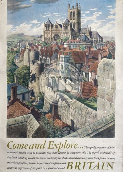 VINTAGE POSTER: BRITAIN - Come and Explore