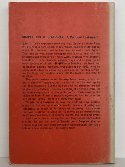 SIMPLE ON A SOAPBOX: A Political Testament 1974