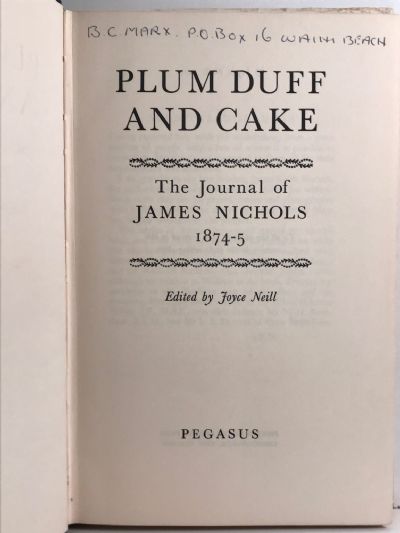 PLUM DUFF AND CAKE
