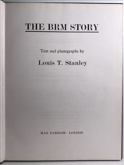 THE B.R.M. STORY