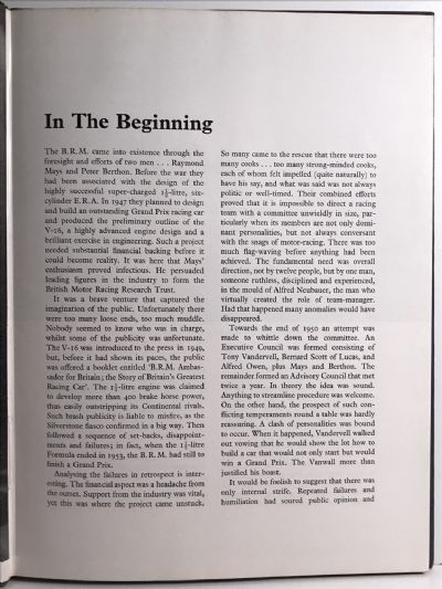 THE B.R.M. STORY