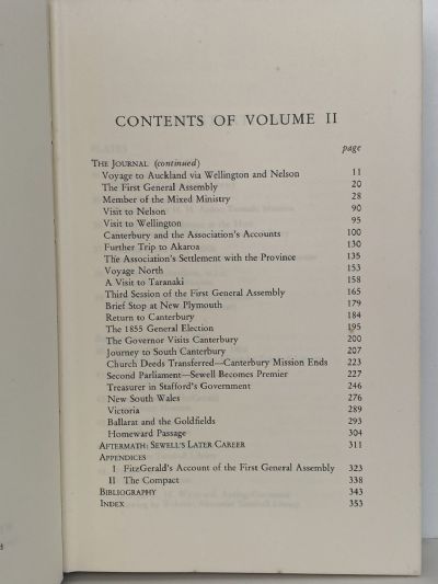 THE JOURNAL OF HENRY SEWELL 1853 - 7, Volume I and 2
