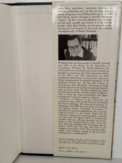 THE JOURNAL OF HENRY SEWELL 1853 - 7, Volume I and 2